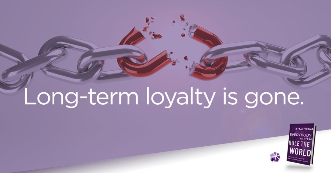 Long Term Loyalty Is Gone